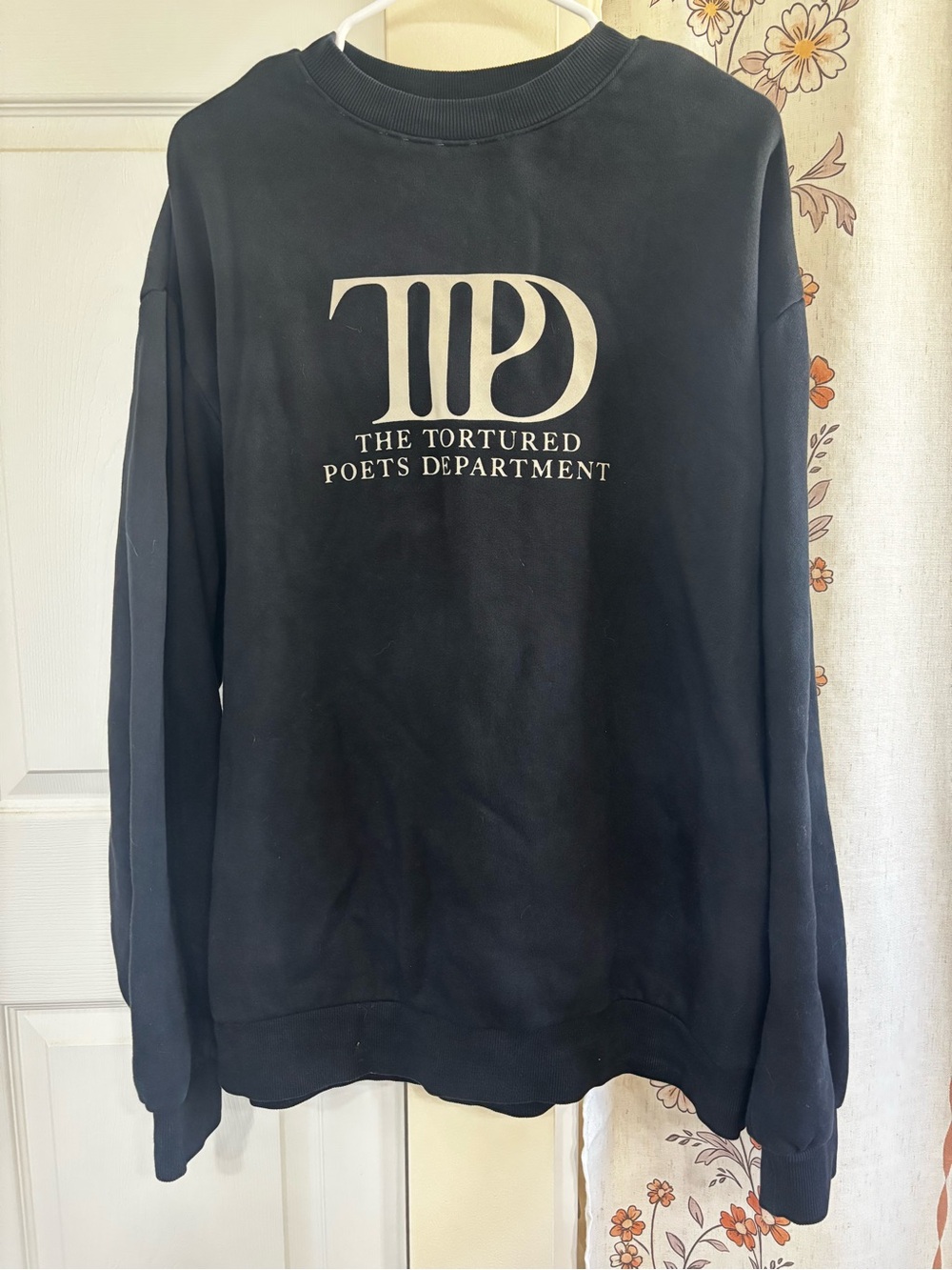 Taylor Swift The Tortured Poets Department Crewneck Sweatshirt Large TTPD